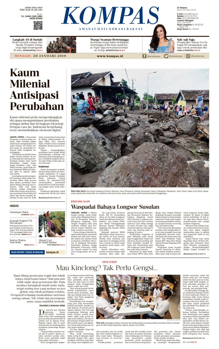 Berita Bencana Alam 2019 Kompas - Gue Viral