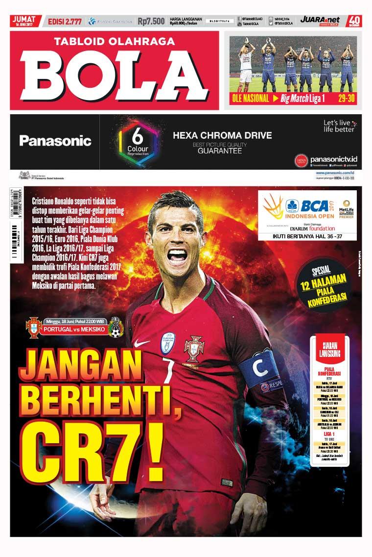 Jual Majalah Tabloid Bola Sabtu ED 2674 Juni 2016 ...