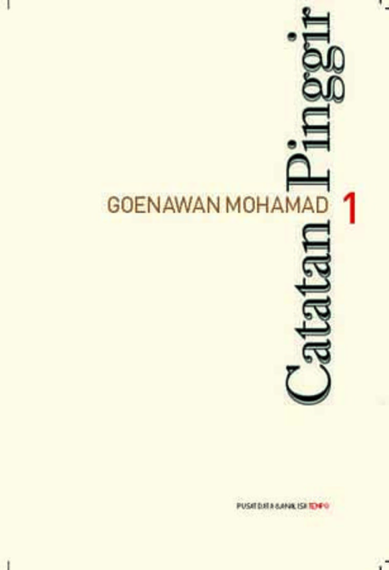 CATATAN PINGGIR GOENAWAN MOHAMAD PDF DOWNLOAD