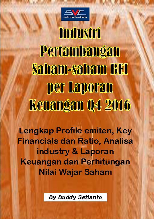 emiten keuangan laporan Buku Laporan Mining Industry Keuangan Saham Per Saham Jual