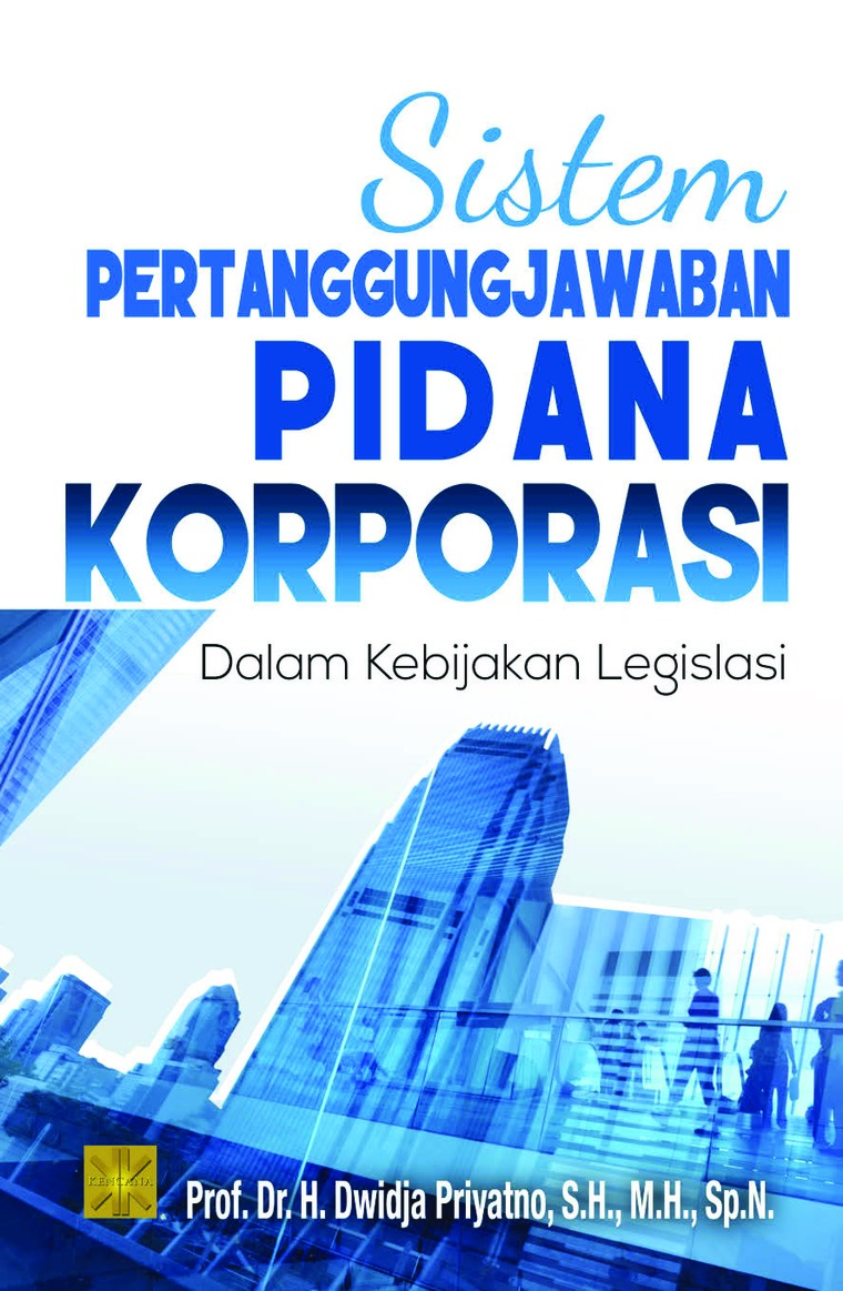 Jual Buku Sistem Pertanggungjawaban Korporasi oleh Prof 