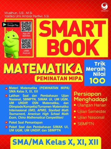 Jual Buku Smart Book Matematika Peminatan MIPA SMA Kelas 
